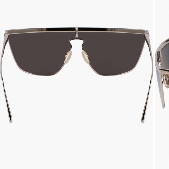 Victoria Beckham Gray 59 mm Shield Sunglasses - Picture 3 of 6